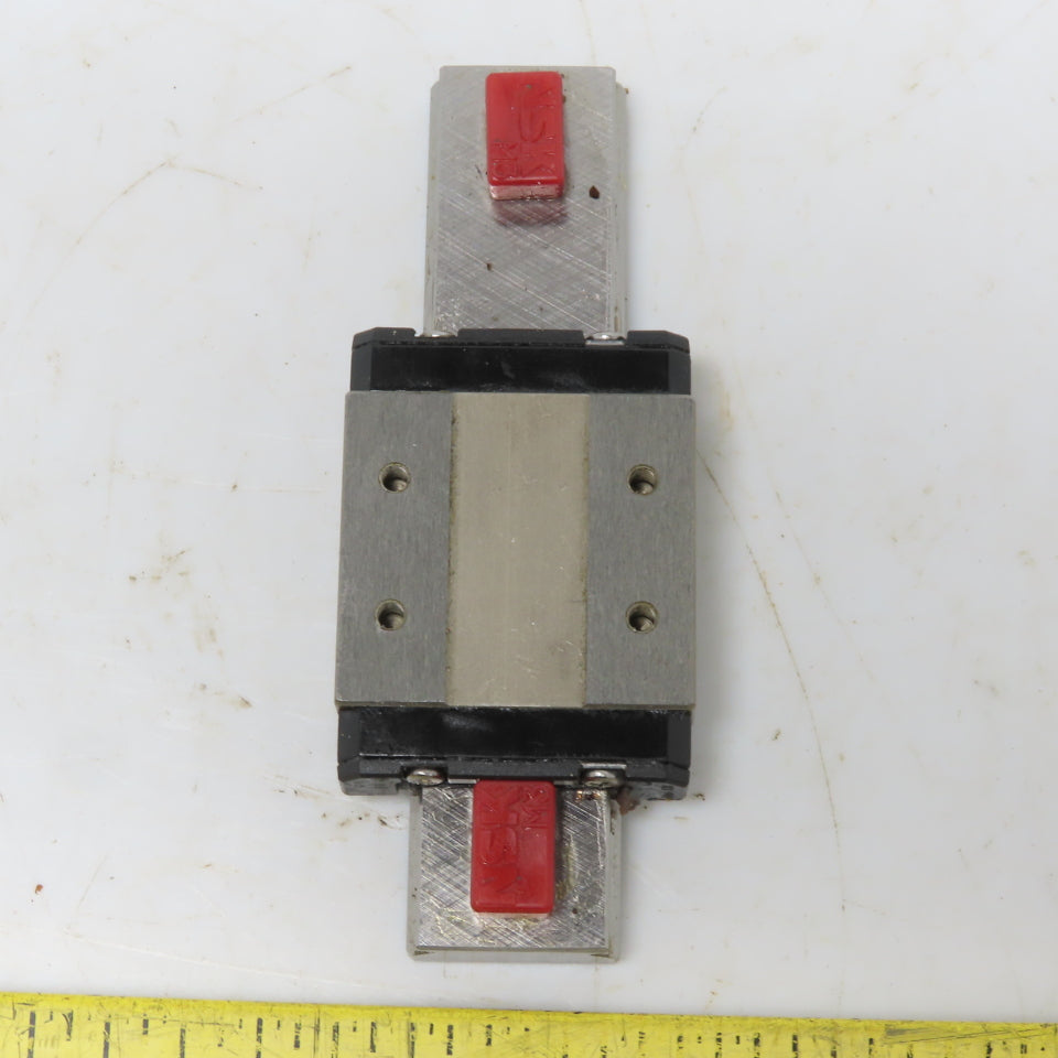 NSK LE090080ARK1D02P61 Precision Linear Rail W/ Bearing Block 3-1/8" long