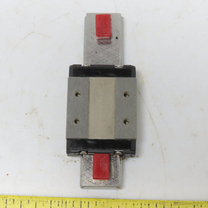 NSK LE090080ARK1D02P61 Precision Linear Rail W/ Bearing Block 3-1/8" long