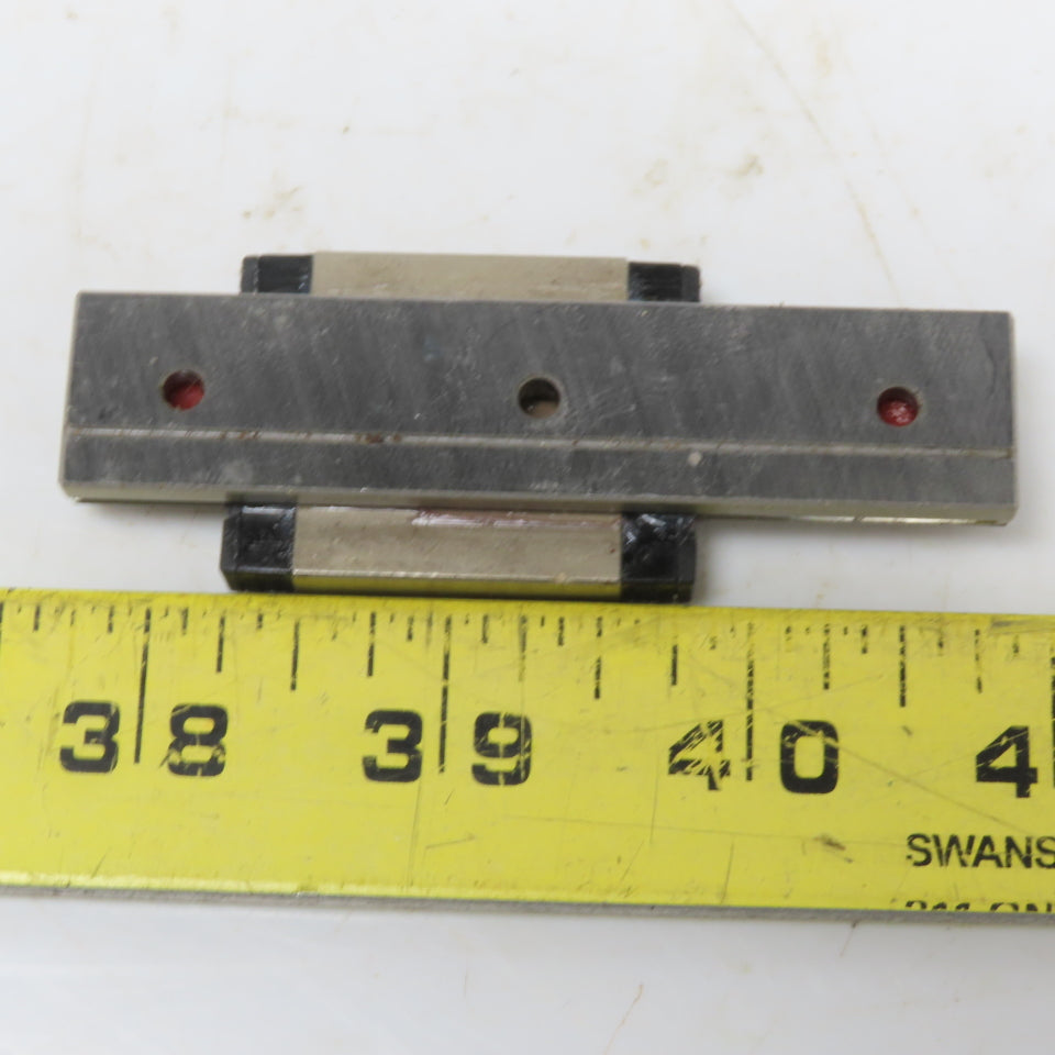 NSK LE090080ARK1D02P61 Precision Linear Rail W/ Bearing Block 3-1/8" long