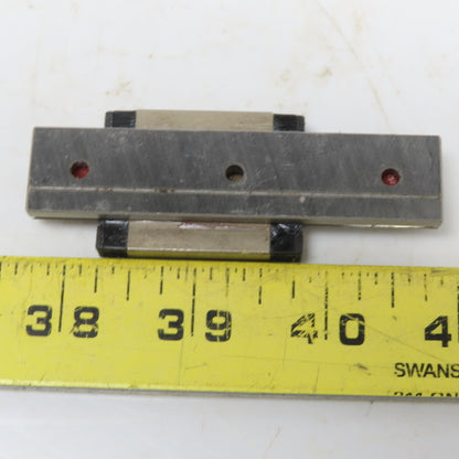 NSK LE090080ARK1D02P61 Precision Linear Rail W/ Bearing Block 3-1/8" long
