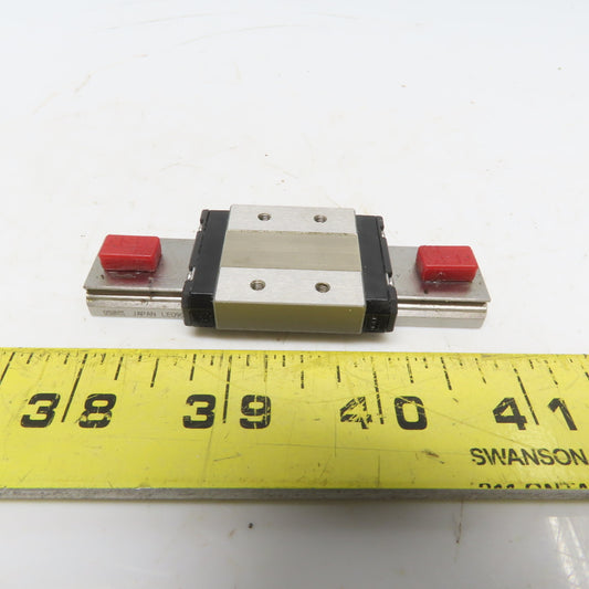 NSK LE090080ARK1D02P61 Precision Linear Rail W/ Bearing Block 3-1/8" long