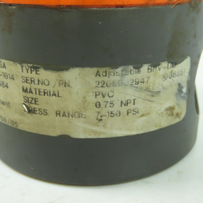 Prominent BPV-DM Pressure Relief Valve 3/4" NPT 150PSI 2205002947