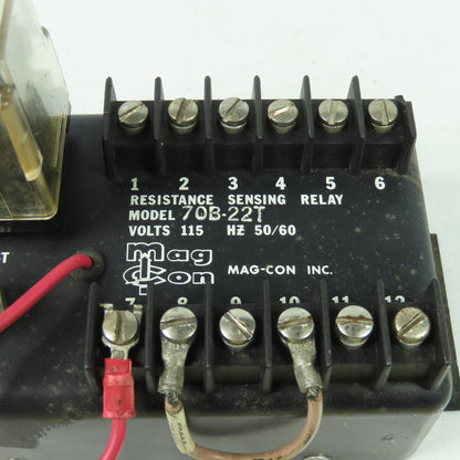 Mag-Con 70B-22T Resistance Sensing Relay 115V 50/60Hz