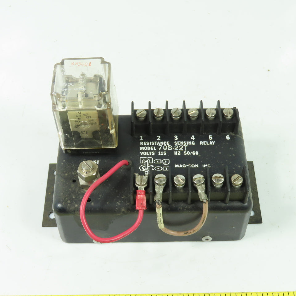 Mag-Con 70B-22T Resistance Sensing Relay 115V 50/60Hz