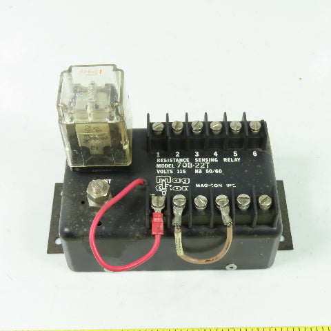Mag-Con 70B-22T Resistance Sensing Relay 115V 50/60Hz