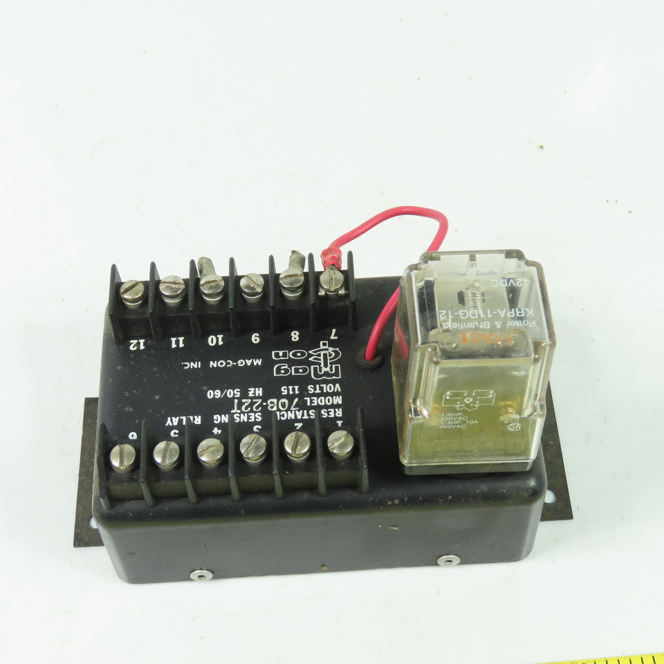 Mag-Con 70B-22T Resistance Sensing Relay 115V 50/60Hz