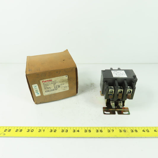 Furnas 42DE35AFD7 3-Pole Magnetic Contactor 600V 15Hp 50/60Hz 120V Coil