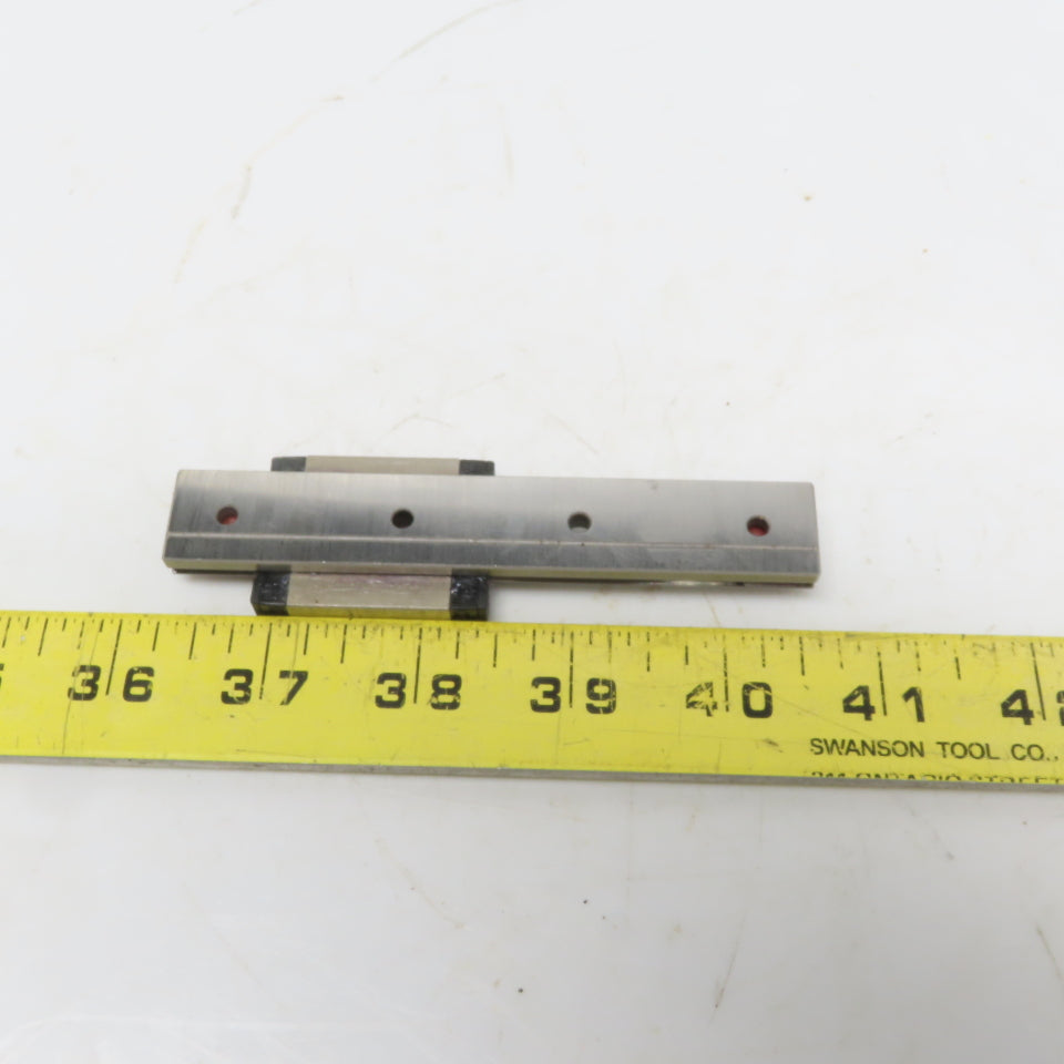 NSK LE090110ARK1D01P61 Precision Linear Rail W/ Bearing Block 4-5/16" long