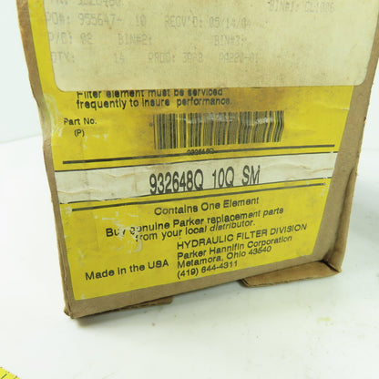 Parker 932648Q 10Q Hydraulic Filter Element