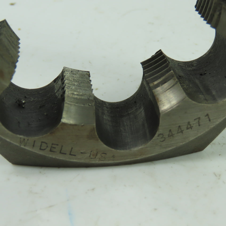 Widell 344471 2-1/4-10 Hexagon Rethreading Die