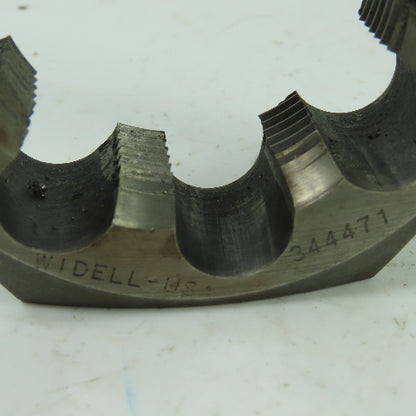 Widell 344471 2-1/4-10 Hexagon Rethreading Die