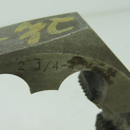 Widell 344471 2-1/4-10 Hexagon Rethreading Die
