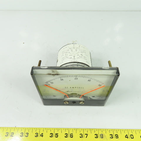 Larson 4.5WV AC Amperes Power Panel Meter 0-100 117V 0-1A Range
