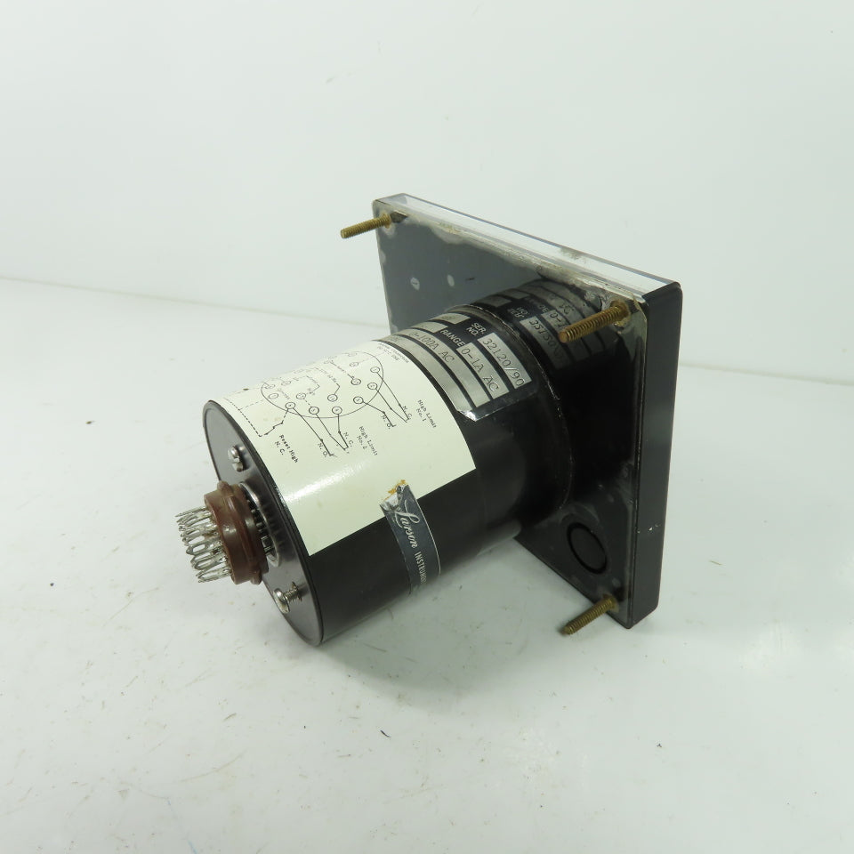 Larson 4.5WV AC Amperes Power Panel Meter 0-100 117V 0-1A Range