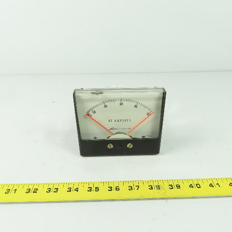 Larson 4.5WV AC Amperes Power Panel Meter 0-100 117V 0-1A Range