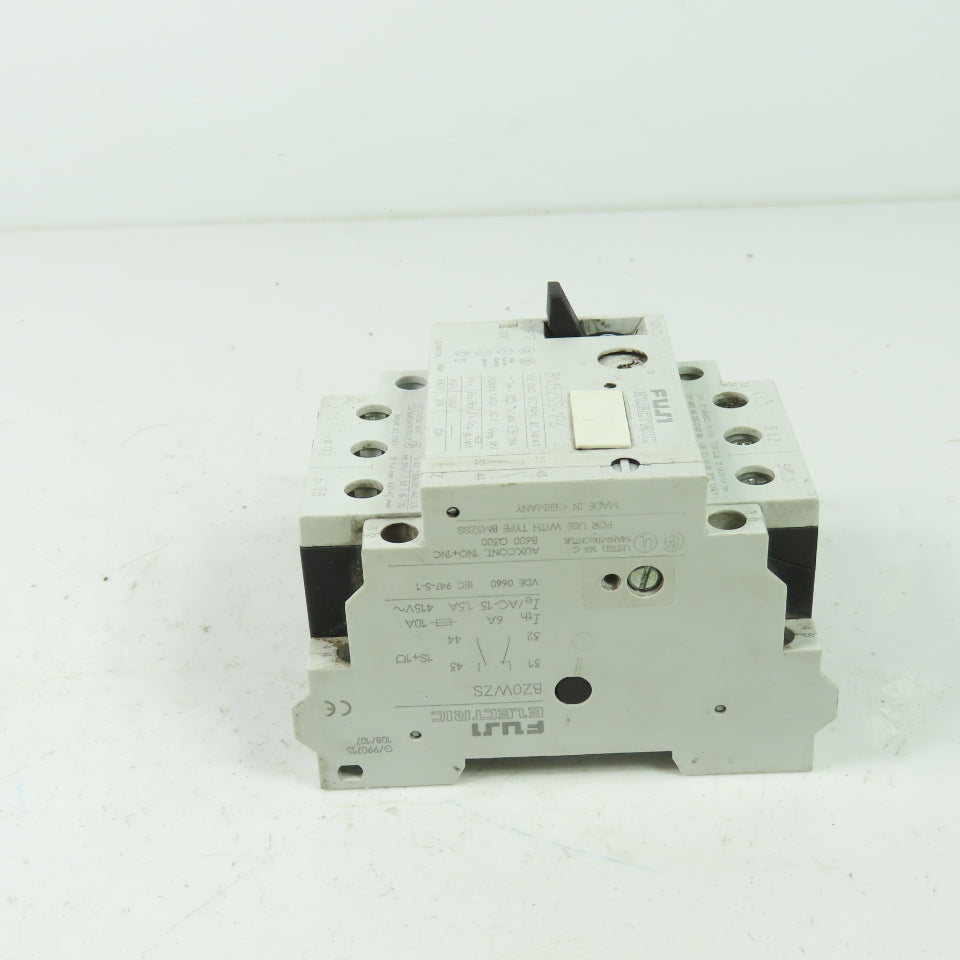 Fuji BM3ZSS-1P6 3-Pole Circuit Breaker 600VAC 1-1.6A