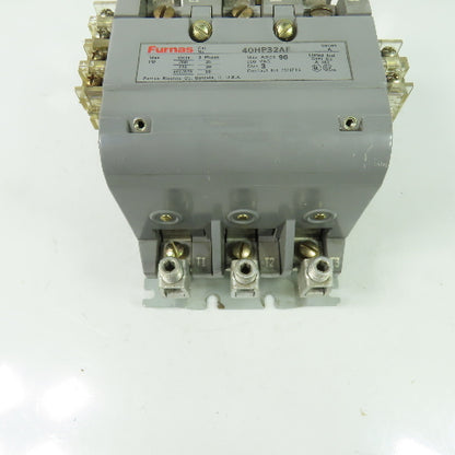 Furnas 40HP32AF Ser A 600V 90A Size 3 Contactor 110/120V Coil