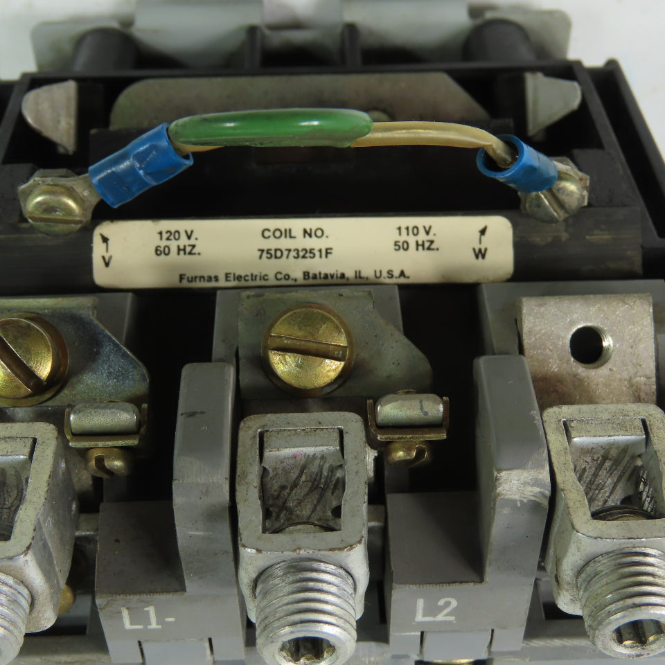 Furnas 40HP32AF Ser A 600V 90A Size 3 Contactor 110/120V Coil