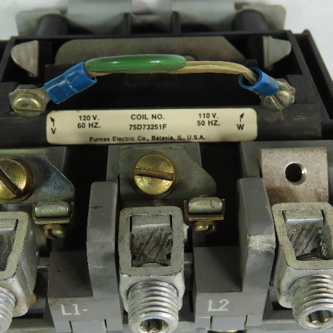 Furnas 40HP32AF Ser A 600V 90A Size 3 Contactor 110/120V Coil