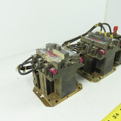 Westinghouse 765A840G01 10HP Size 1 Reversing Contactor 120V Coil W/ 277A534GO1