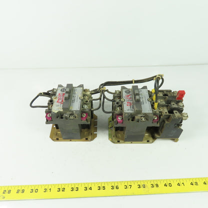 Westinghouse 765A840G01 10HP Size 1 Reversing Contactor 120V Coil W/ 277A534GO1