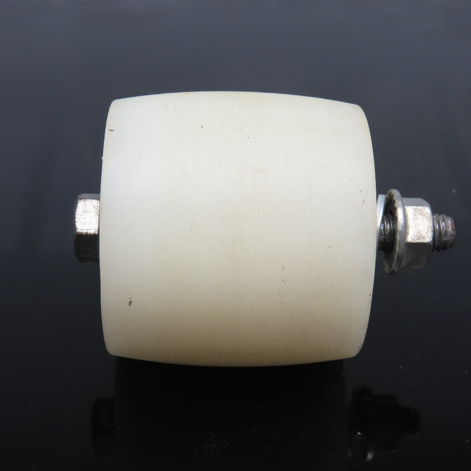 1.9" BF Crowned Face UHMW Roller 2.140" Wide 5/16" Bolt Axel