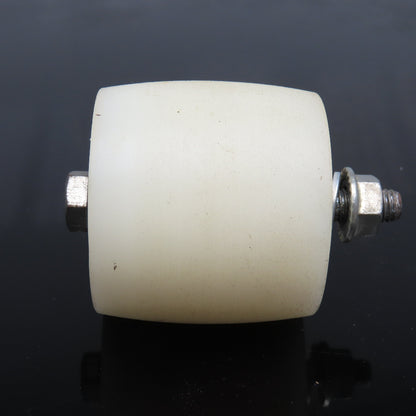 1.9" BF Crowned Face UHMW Roller 2.140" Wide 5/16" Bolt Axel
