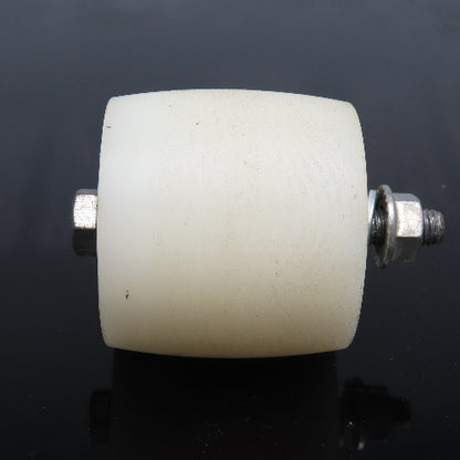 1.9" BF Crowned Face UHMW Roller 2.140" Wide 5/16" Bolt Axel