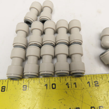 John Guest 8mm x 8mm Push To Connect Nylon Tube Elbow & Couplings Lot Of 22