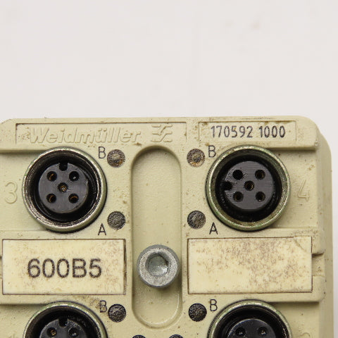 Weidmuller 170592-1000 4 Position Distribution Block 10-30VDC