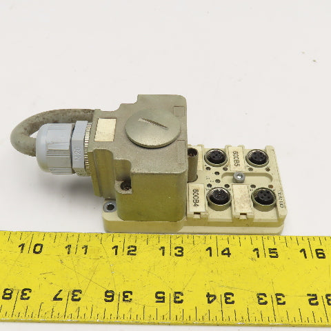 Weidmuller 170592-1000 4 Position Distribution Block 10-30VDC