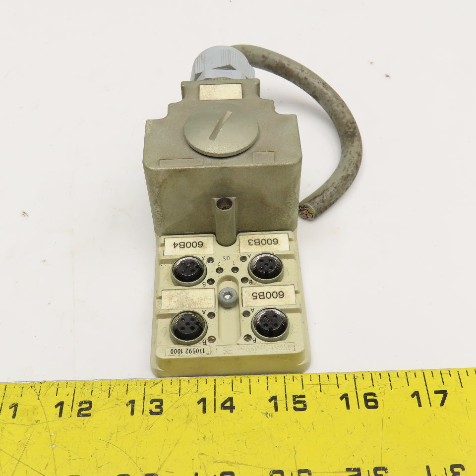 Weidmuller 170592-1000 4 Position Distribution Block 10-30VDC