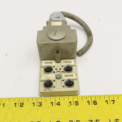 Weidmuller 170592-1000 4 Position Distribution Block 10-30VDC