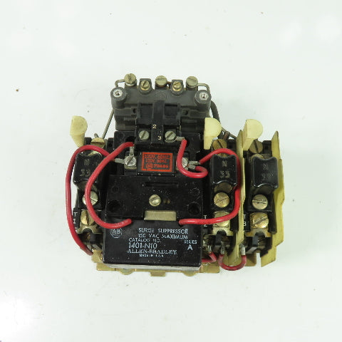 Allen Bradley 709-A0B103 Ser K Size 0 Motor Starter 5HP 120V Coil W/ 1401-N10
