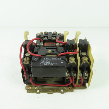 Allen Bradley 709-A0B103 Ser K Size 0 Motor Starter 5HP 120V Coil W/ 1401-N10
