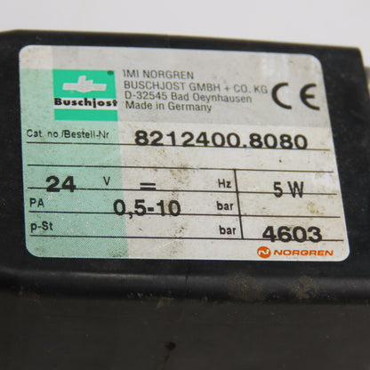 IMI Norgren 8212400.8080 1" NPT Solenoid Operated Valve 24V