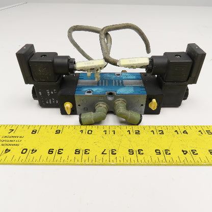 Rexroth 577 627 5/2 Position Pneumatic Solenoid Valve 24V Coil