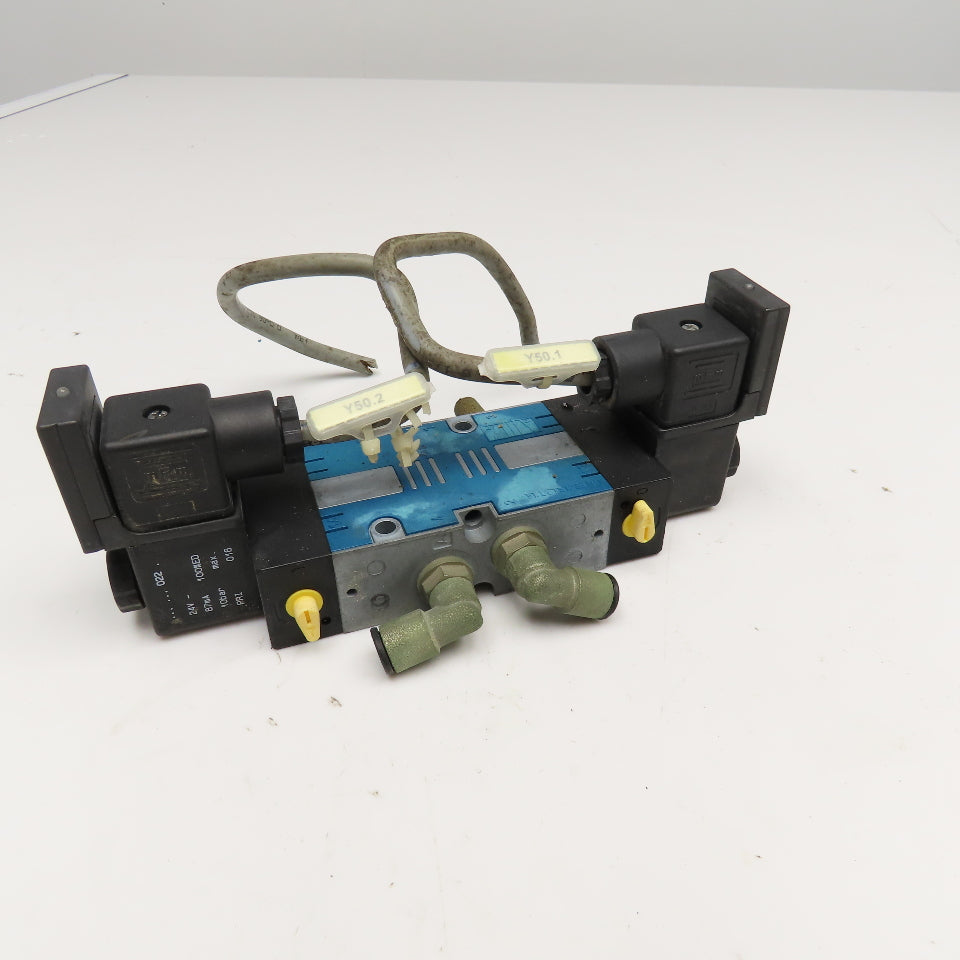 Rexroth 577 627 5/2 Position Pneumatic Solenoid Valve 24V Coil