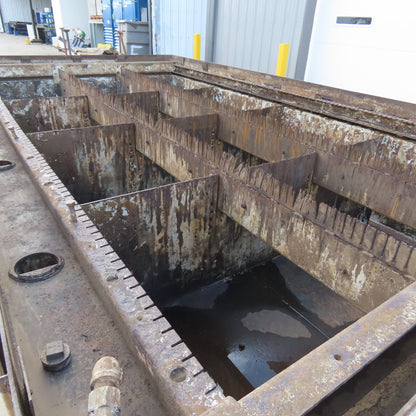 176x100x34" Steel Water Containment Storage Tank For Waterjet Plasma 2500 Gallon