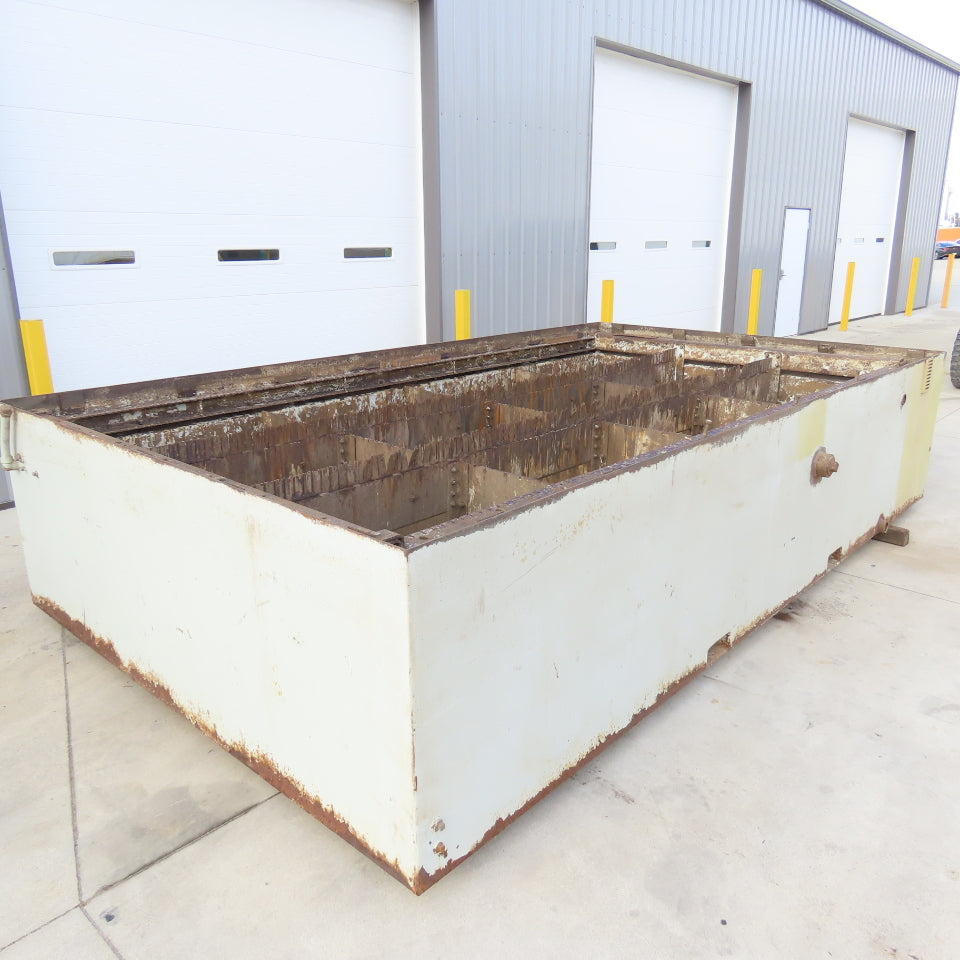 176x100x34" Steel Water Containment Storage Tank For Waterjet Plasma 2500 Gallon