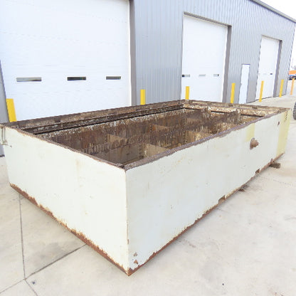 176x100x34" Steel Water Containment Storage Tank For Waterjet Plasma 2500 Gallon