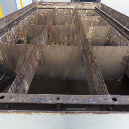 176x100x34" Steel Water Containment Storage Tank For Waterjet Plasma 2500 Gallon