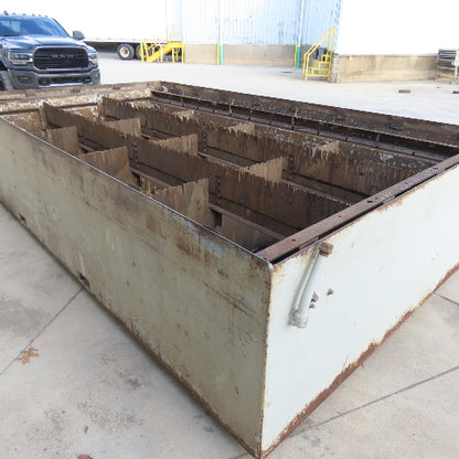 176x100x34" Steel Water Containment Storage Tank For Waterjet Plasma 2500 Gallon