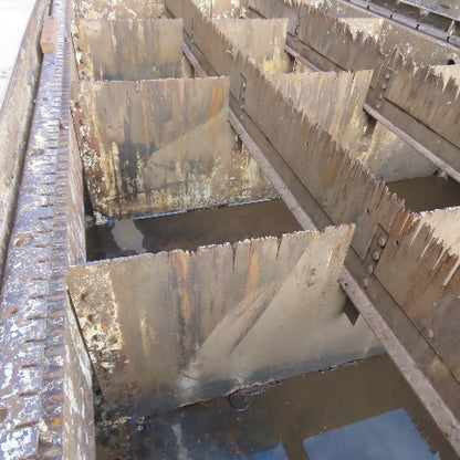 176x100x34" Steel Water Containment Storage Tank For Waterjet Plasma 2500 Gallon