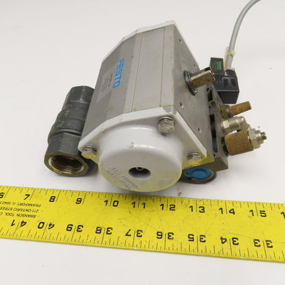 Festo QH-DR-1 B NVF3-MOH-5/2-K1/4-EX 1" NPT Pneumatic Valve Actuator 24VDC