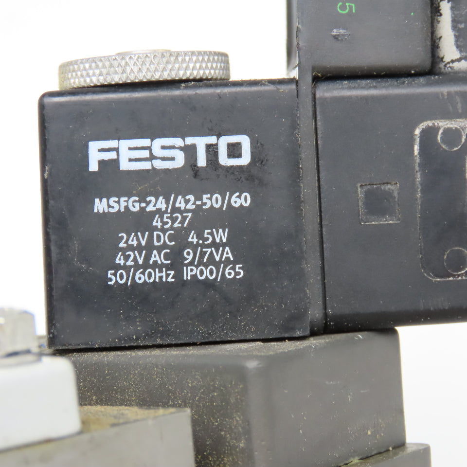 Festo QH-DR-1 B NVF3-MOH-5/2-K1/4-EX 1" NPT Pneumatic Valve Actuator 24VDC