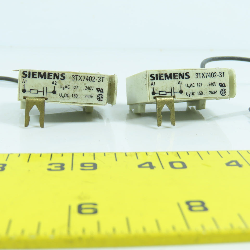 Siemens 3TX7402-3T Surge Suppressor 1247-240VAC 150-250VDC Lot Of 5