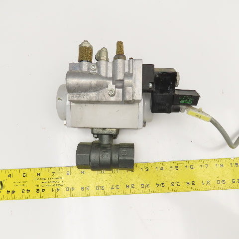 Festo QH-DR-1 B MFH-5-1/4 1" NPT Pneumatic Valve Actuator 24VDC
