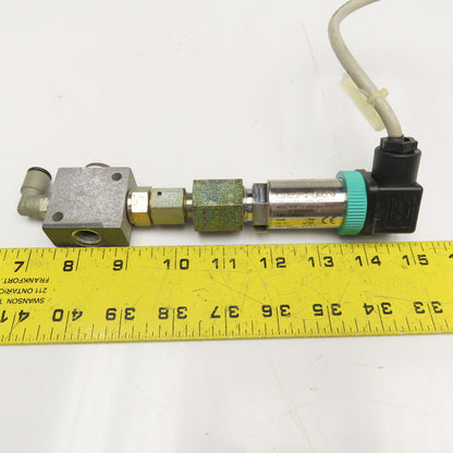Gefran TK-E-3-E-N09U-M-V-XP507 Pressure Sensor Transducer 10-30V 1/4" NPT
