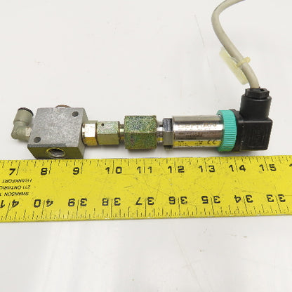 Gefran TK-E-3-E-N09U-M-V-XP507 Pressure Sensor Transducer 10-30V 1/4" NPT